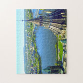 オタワ国会議川に沿って構築。 ジグソーパズル (縦)