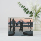 オタワ川の暁。 ポストカード (スタンド正面)