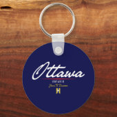 オタワ文字 キーホルダー (正面)