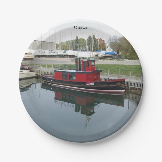 オタワ紙プレート ペーパープレート (正面)