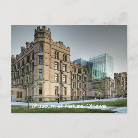 オタワ自然博物館。 ポストカード (正面)