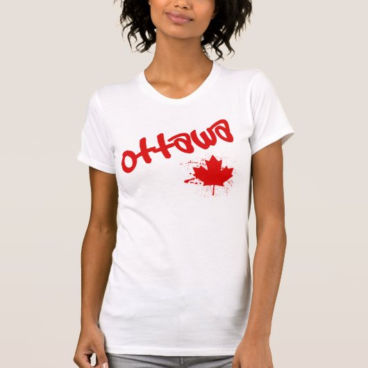 オタワ落書き Tシャツ (正面)