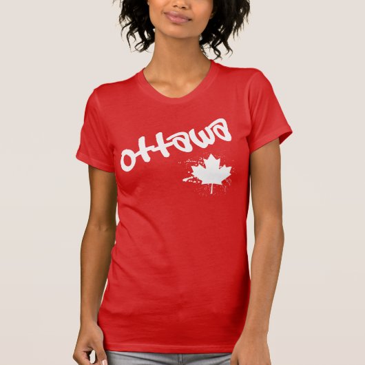 オタワ落書き Tシャツ (正面)
