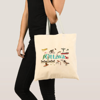 オタワ カナダ サマーグリーティング トートバッグ