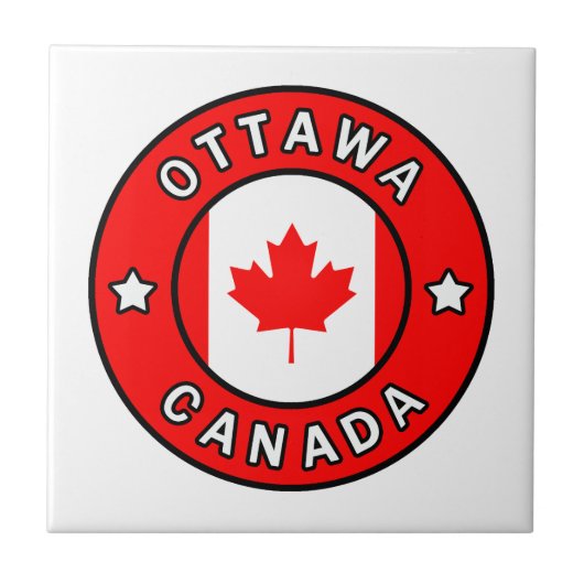 オタワ・カナダ タイル (正面)