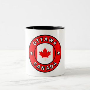オタワ・カナダ ツートーンマグカップ