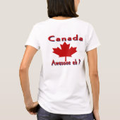 オタワ・カナダ Tシャツ (裏面)