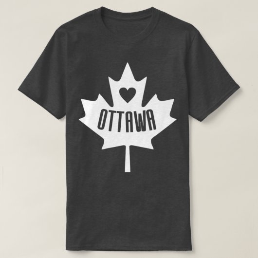 オタワ・カナダ Tシャツ (デザイン正面)