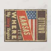 オタワ・カンザス ポストカード (正面)