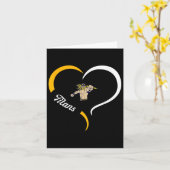 オタワ-グランドルフ タイタンズ ロゴ ハーフ ハート スローガン Hs カード (黄色い花)