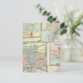 オタワ、ラサール、ガレナ、ジョネズボロ、スパルタ ポストカード (スタンド正面)