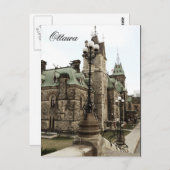 オタワ、国会議事堂 ポストカード (正面/裏面)