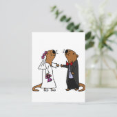 オターおもしろい結婚ーの漫画 ポストカード (スタンド正面)