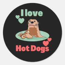 オターおもしろい食べーのスナック。愛らしい