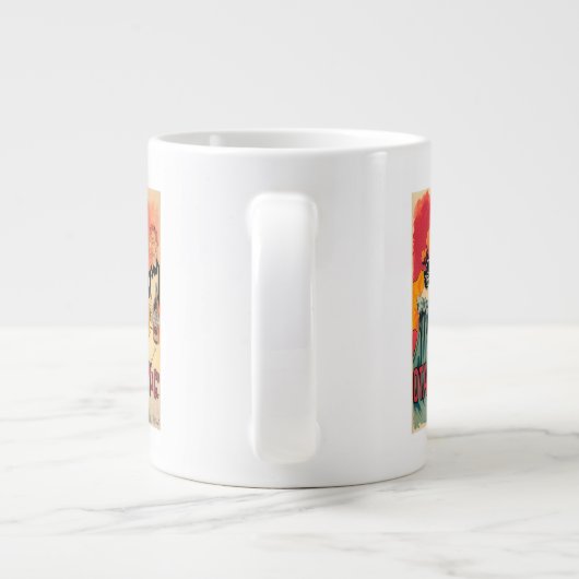 オタード·デュピュイコニャック·プロモーション·ポスター ジャンボコーヒーマグカップ (裏面)