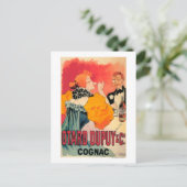 オタール・デュピュイ株式会社コニャック宣伝ポスター ポストカード (スタンド正面)