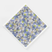 オダマキ（植物）のシームレスなパターン (コーナー)