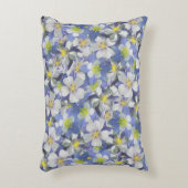 オダマキ（植物）のシームレスなパターン アクセントクッション (正面(垂直))