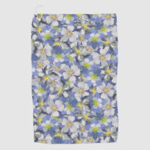 オダマキ（植物）のシームレスなパターン