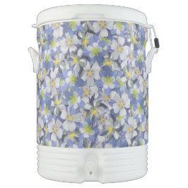 オダマキ（植物）のシームレスなパターン ドリンククーラー