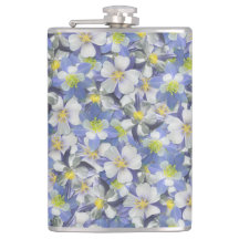 オダマキ（植物）のシームレスなパターン