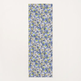 オダマキ（植物）のシームレスなパターン ヨガマット