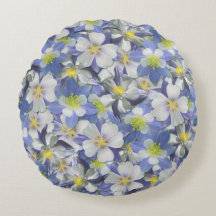 オダマキ（植物）のシームレスなパターン