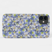 オダマキ(植物)のシームレスなパターン Case-Mate iPhoneケース (裏面(横))