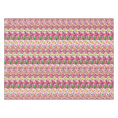 オダマキ(植物)の花エレガントフローラ四角形 テーブルクロス (正面(横))