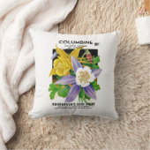 オダマキ（植物） クッション (ブランケット)