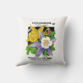 オダマキ（植物） クッション (裏面)