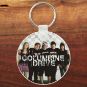 オダマキ(植物)ドライブキーチェーン キーホルダー (正面)