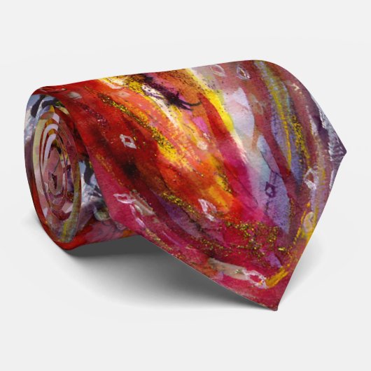 オダマキ（植物） ネクタイ (ロール)