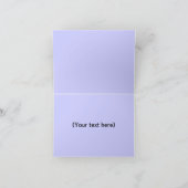 オダマキ（植物）フラワーノートカード カード (内部)