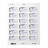 オダマキ（植物）ブーケ2住所 シール (フルシート)