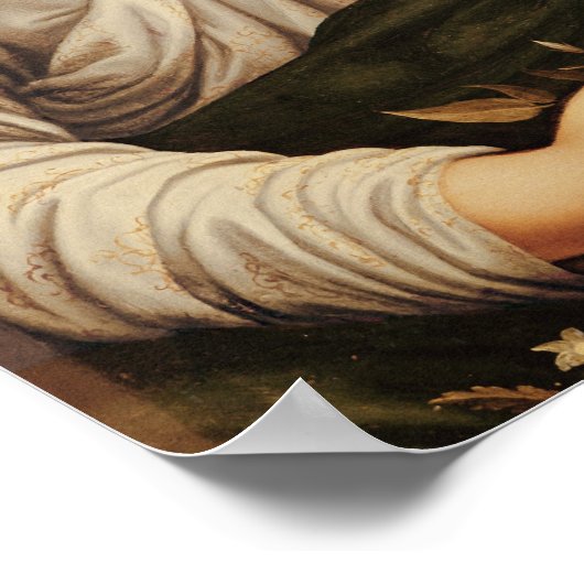 オダマキ（植物） ポスター (角)