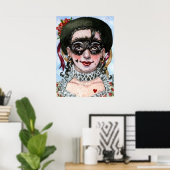 オダマキ(植物)ポスター ポスター (ホームオフィス)