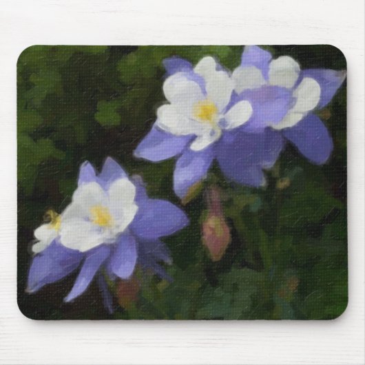 オダマキ（植物） マウスパッド (正面)