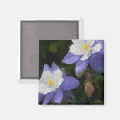 オダマキ(植物) マグネット (正面/裏面)