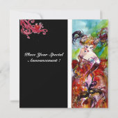 オダマキ(植物),マルディグラススウィート16マスカレードパーティー 招待状 (裏面)