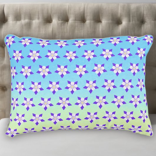 オダマキ(植物)標準ピローケース 枕カバー