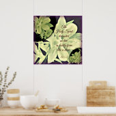 オダマキ（植物）聖霊ポスター ポスター (キッチン)