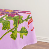 オダマキ（植物）花プリント テーブルクロス (インサイチュ)