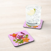 オダマキ（植物）花 コースター (右側)