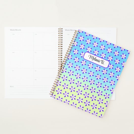 オダマキ（植物）花 プランナー手帳 (ディスプレー)