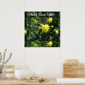 オダマキ（植物）花 ポスター (キッチン)