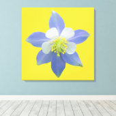 オダマキ（植物）2 キャンバスプリント (インサイチュ (ウッドフロア))