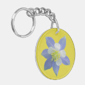 オダマキ（植物）2 キーホルダー (正面左)