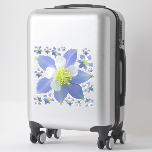 オダマキ(植物)2 シール (スーツケース)