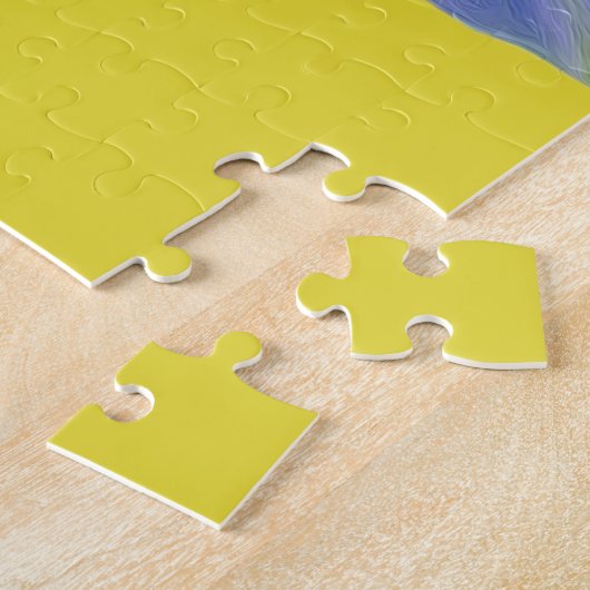 オダマキ（植物）2 ジグソーパズル (側面)